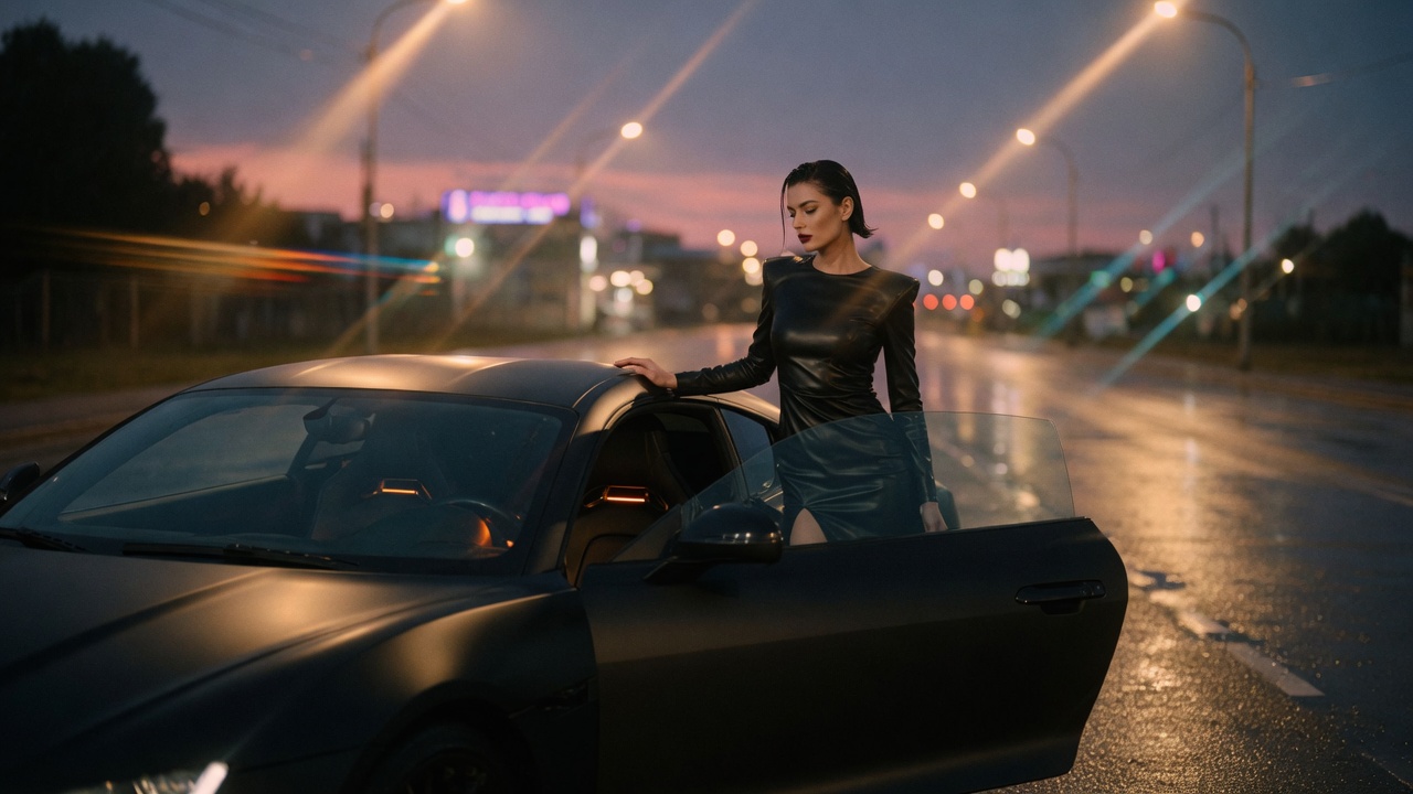 Cinematic fashion lighting still for a shot board